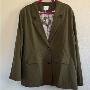 Gilli Dark Olive Women's Blazer 1X